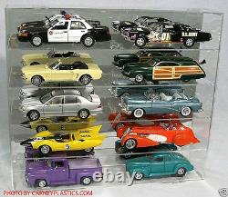 1/18 Model Die cast Display Case holds 10 OverSized 1/18
