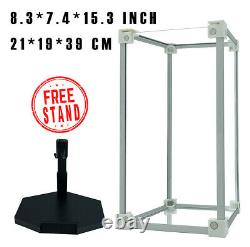 1/6 Scale 12 Figure Acrylic Box Display Case Toy Box Aluminum Pillar Beam