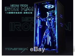 1/6 TOYS BOX Iron Man Hangar 4.0 MK4 Dustproof Figure Display Box Case Model