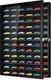 1/64 Scale Car Display Case Wall Mounted Cabinet 12 Shelf Fit Matchbox Hot Wheel