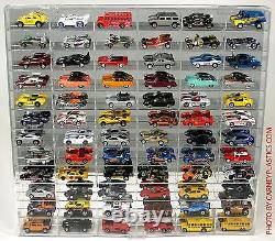 1/64 scale Display Case compatible with Hot Wheels 72 LONG Comp