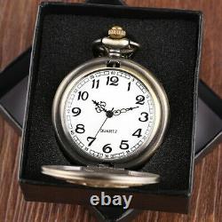 10/50/100pcs Black Cardboard Elegant Cases Pocket Watch Boxes Display 873cm