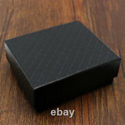 10/50/100pcs Black Cardboard Elegant Cases Pocket Watch Boxes Display 873cm