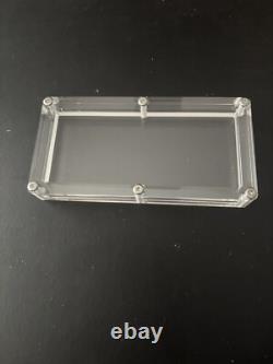 10 Acrylic Currency Display Cases Rounded Corners US 100 Bill Money Case