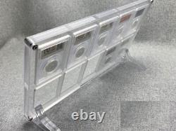 10 Grids Acrylic Display Case Protective Frame Stand Box for ANACS/NGC/PCGS Slab
