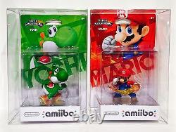 100 Box Protectors For NINTENDO AMIIBO Original Size Only! Clear Display Cases