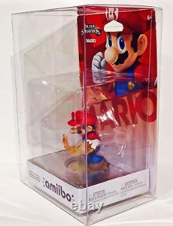 100 Box Protectors For NINTENDO AMIIBO Original Size Only! Clear Display Cases