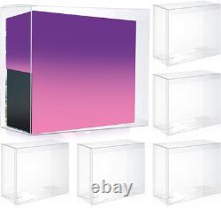 100 Pack Clear Display Cases for ETB Elite Trainer Box 7.6x6.6x3.5 Inch