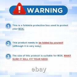100 Pack Clear Display Cases for ETB Elite Trainer Box 7.6x6.6x3.5 Inch