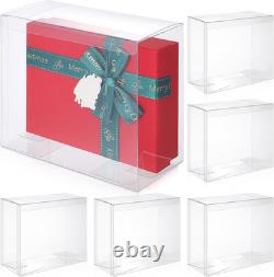 100 Pack Clear Display Cases for ETB Elite Trainer Box 7.6x6.6x3.5 Inch