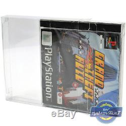 100 x PS1 Game Box Protectors for Playstation STRONG 0.5mm Plastic Display Case