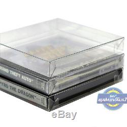 100 x PS1 Game Box Protectors for Playstation STRONG 0.5mm Plastic Display Case