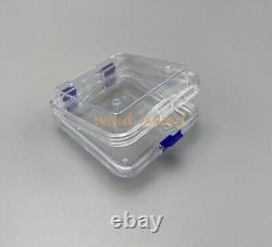 100PC Hinged Display Box Jewelry Box Membrane Denture False Teeth Case 10X10X4cm