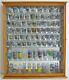 110 Shot Glass Display Case Wall Cabinet Rack Shadow Box. SC09-OA