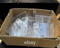 111 Acrylic Toy Train Or Storage Display Cases Box Clear With Lids Huge Lot