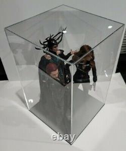 12.5 x 6.5 x 6.5 Clear Acrylic Display Box w BASE Showcase Store Hot Toys 1/6