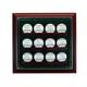 12 Baseball Glass Cabinet Display Case New FREE SHIPPING