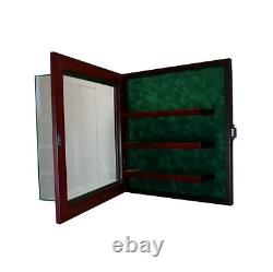 12 Baseball Glass Cabinet Display Case New FREE SHIPPING