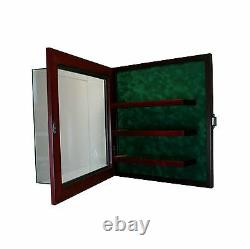 12 Baseball Glass Cabinet Display Case New UV Box FREE SHIPPING