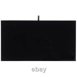 12 Black Glass Lid Utility Jewelry Hobby Display Storage Sales Cases with Pads
