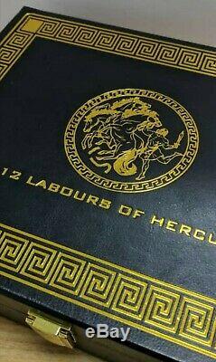 12 Labours Of Hercules Deluxe Coin Case Display Box For 12 Coin Two Pound £2 Set