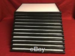 12 Pack of 14 x 20 x3/4 Riker Cases Boxes for Collectibles Arrowheads Jewelry