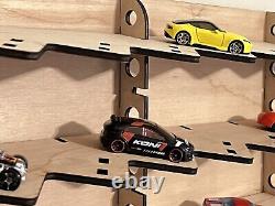 120 car hot display case. Showcase your wheels 164 collection with this shelf