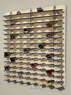 120 car hot display case. Showcase your wheels 164 collection with this shelf