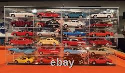 124 Scale Diecast Car Acrylic Display Case 24 Car Compartment