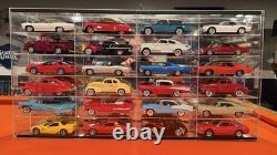 124 Scale Diecast Car Acrylic Display Case 24 Car Compartment