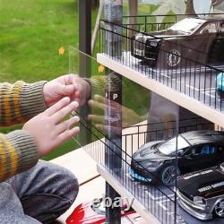 124 Scale Diecast Model Car Display Cabinet Made of Wood and Acrylic New