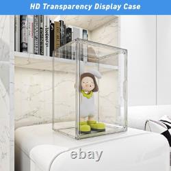 12PCS Acrylic Display Case, Display Cases for Collectibles, Purse Storage Org