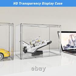 12PCS Acrylic Display Case, Display Cases for Collectibles, Purse Storage Org