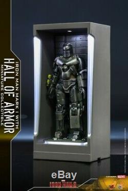 12cm Hot Toys MMSC005-11 Dust Box Display Case Iron Man 3 Hall of Armor Model