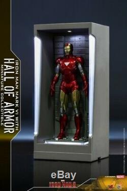 12cm Hot Toys MMSC005-11 Dust Box Display Case Iron Man 3 Hall of Armor Model