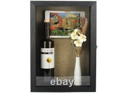 12x17 Extra Deep Shadow Box, Large Shadow Boxes Display Cases with Lock, f