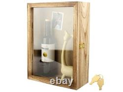 12x17 Extra Deep Shadow Box, Large Shadow Boxes Display Cases with Lock, for D