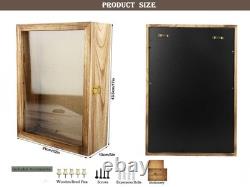 12x17 Extra Deep Shadow Box, Large Shadow Boxes Display Cases with Lock, for D
