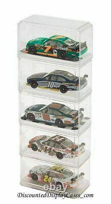 (132) Display Cases 1/64 withMirrored Floor withBackgrounds Cars Hot Wheels 164-CD