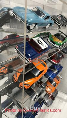 132 Slot Car Diecast Display Case fits 24 model cars