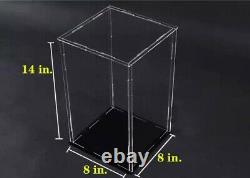 14 Acrylic Display Box for Hot Toys 1/6 Scale Figure model with LED lighting