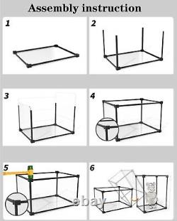 14 Acrylic Display case Box For Gundam MG Action Figure with magnetic door