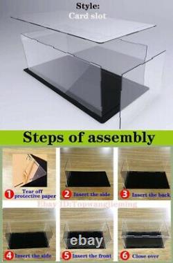 14 LED Acrylic Display Box for Hot Toys 1/6 Scale Figure with Mirror bottom