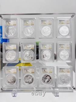 15 Grids Acrylic Display Case Crystal Frame for NGC/PCGS/ICG/ANACS Mixed Holders