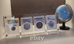 15 Grids Acrylic Display Case Crystal Frame for NGC/PCGS/ICG/ANACS Mixed Holders