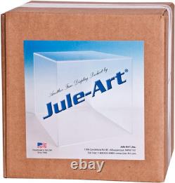 15 X 15 Clear Acrylic Display Box with One Open Side Versatile Square Retail P