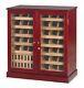 1500 Cigar Humidor Commercial Display Case Cherry Finish Cabinet up to 75 boxes
