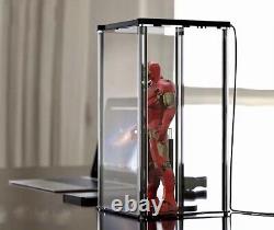 16.5 LED Acrylic Display Case Box Base for Hot Toys 1/6 figure Fast shipping