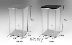 16.5 LED Acrylic Display Case Box Base for Hot Toys 1/6 figure Fast shipping