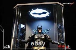 16 LED Acrylic Display Case Box Base for Hot Toys Batman 1/6 figure